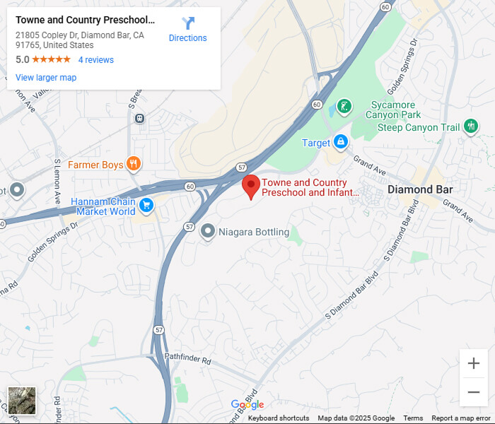 Towne and County Early Education Center map